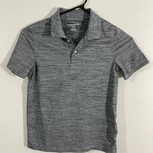 Amazon Essentials Men's Polo Shirt Gray Short Sleeve Size S
